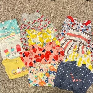 Lot 0-3 Month Baby Girl Summer